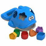 Игра-сортер дидактическая "Дельфин", пластиковая, 6 формочек, НОРДПЛАСТ, 791
