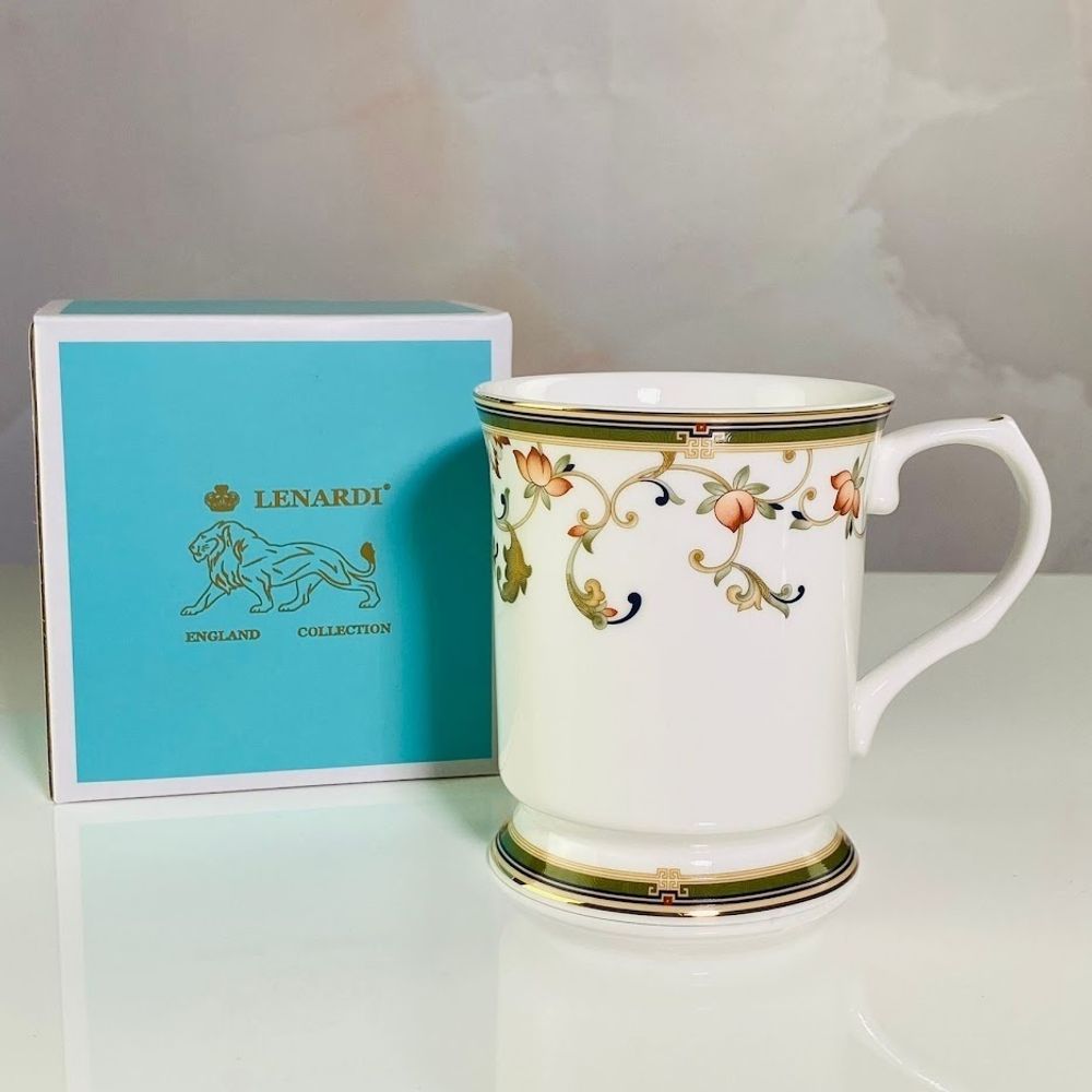 Lenardi 145-489 Кружка 350 мл КАССИОПЕЯ в под.уп.(х36)Костяной фарфор