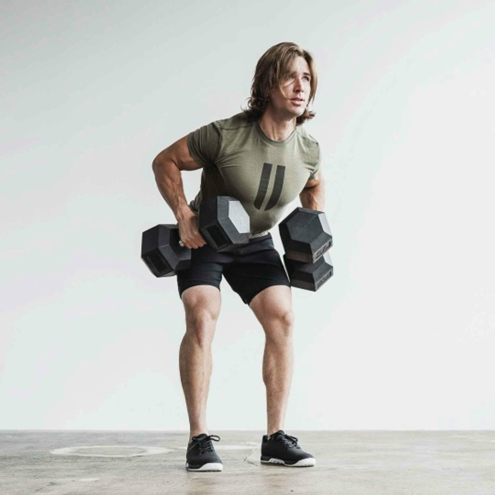 Футболка NOBULL хаки-лого