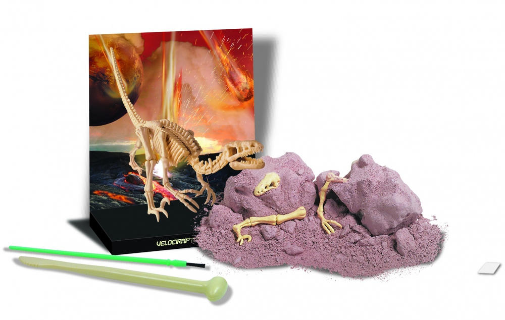 Набор 4M Раскопай скелет. Велоцираптор