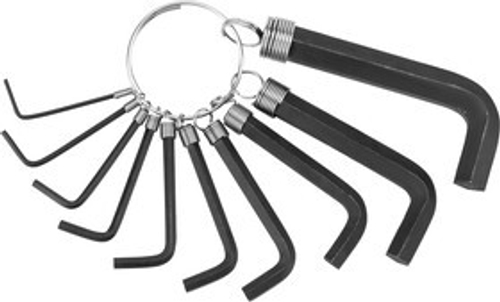 Набор имбусовых ключей 10шт SPARTA