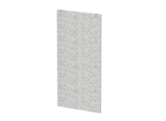 Перегородка без декора (фурнитура в комплекте) 120х1,2х240