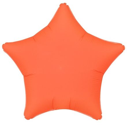 Звезда "Оранжевая НЕОН" 46 см