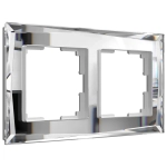Рамка на 2 поста Diamant (зеркальный) W0021220