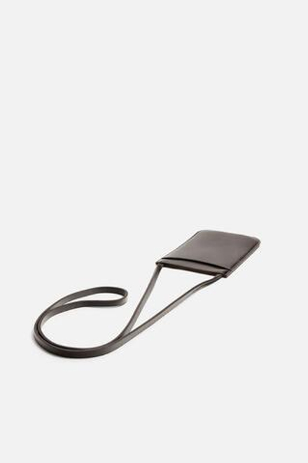 ZARA КОЖАНАЯ СУМКА ЧЕРЕЗ ПЛЕЧО, КОРИЧНЕВЫЙ