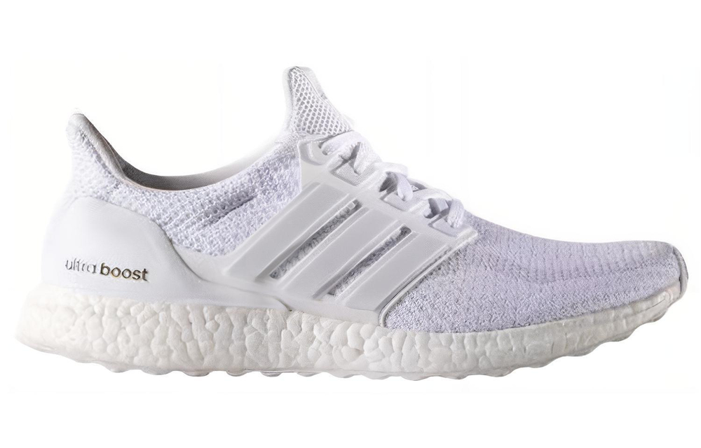 Кроссовки Adidas Ultraboost 2.0 Triple White J (Женская размерная сетка)