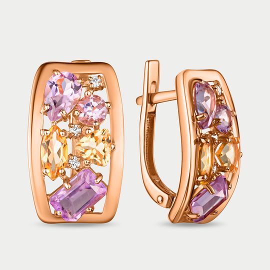 Серьги золотые