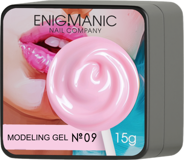Гель для наращивания ENIGMANIC Modeling gel 09 15g.