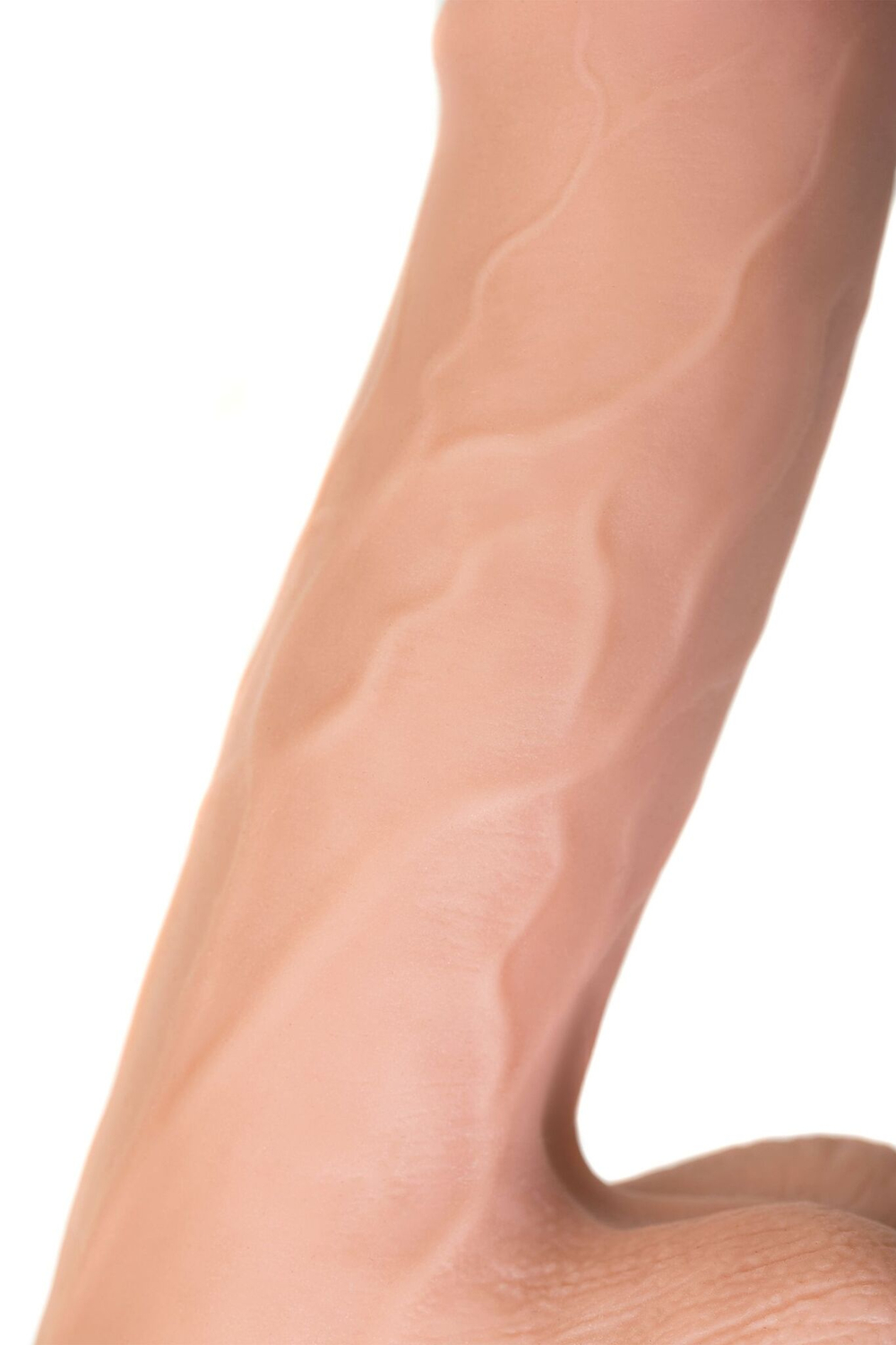 Телесный реалистичный фаллоимитатор My Treasure - 18,5 см. (Цвет: телесный)