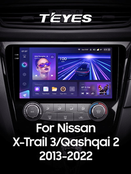 Teyes CC3 2K 10,2"для Nissan Qashqai, X-Trail 2013-2022