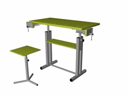 Верстак столярный ВСТ-3(рс) ученический