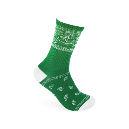 Носки Sockstage, зеленые с узором