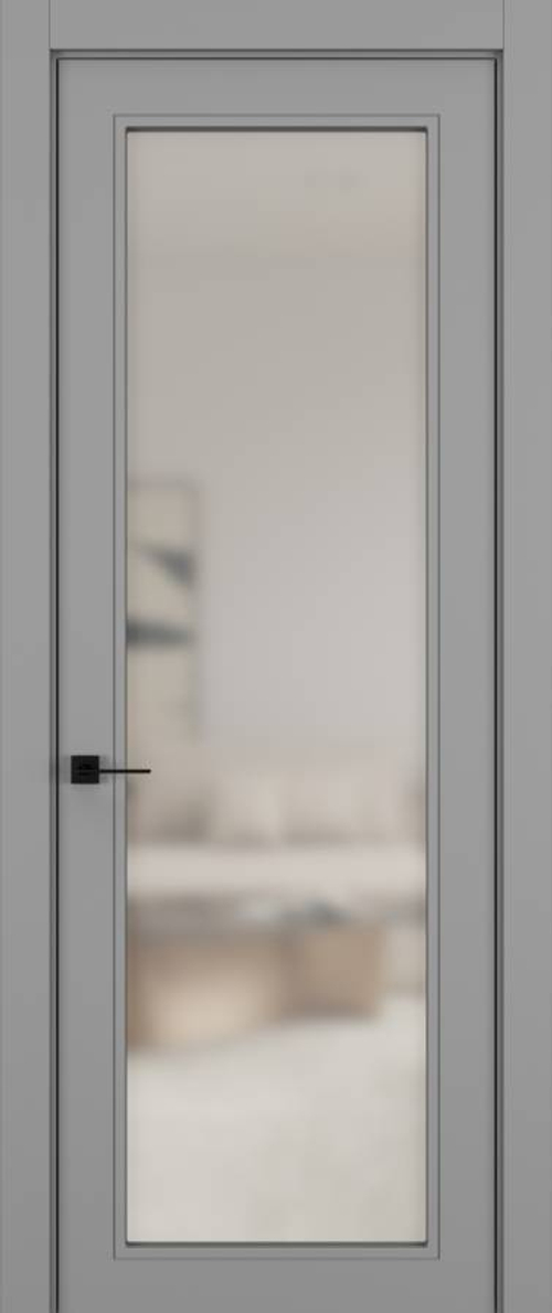 Дверь 01V GEOMETRY Матовый Светло-серый