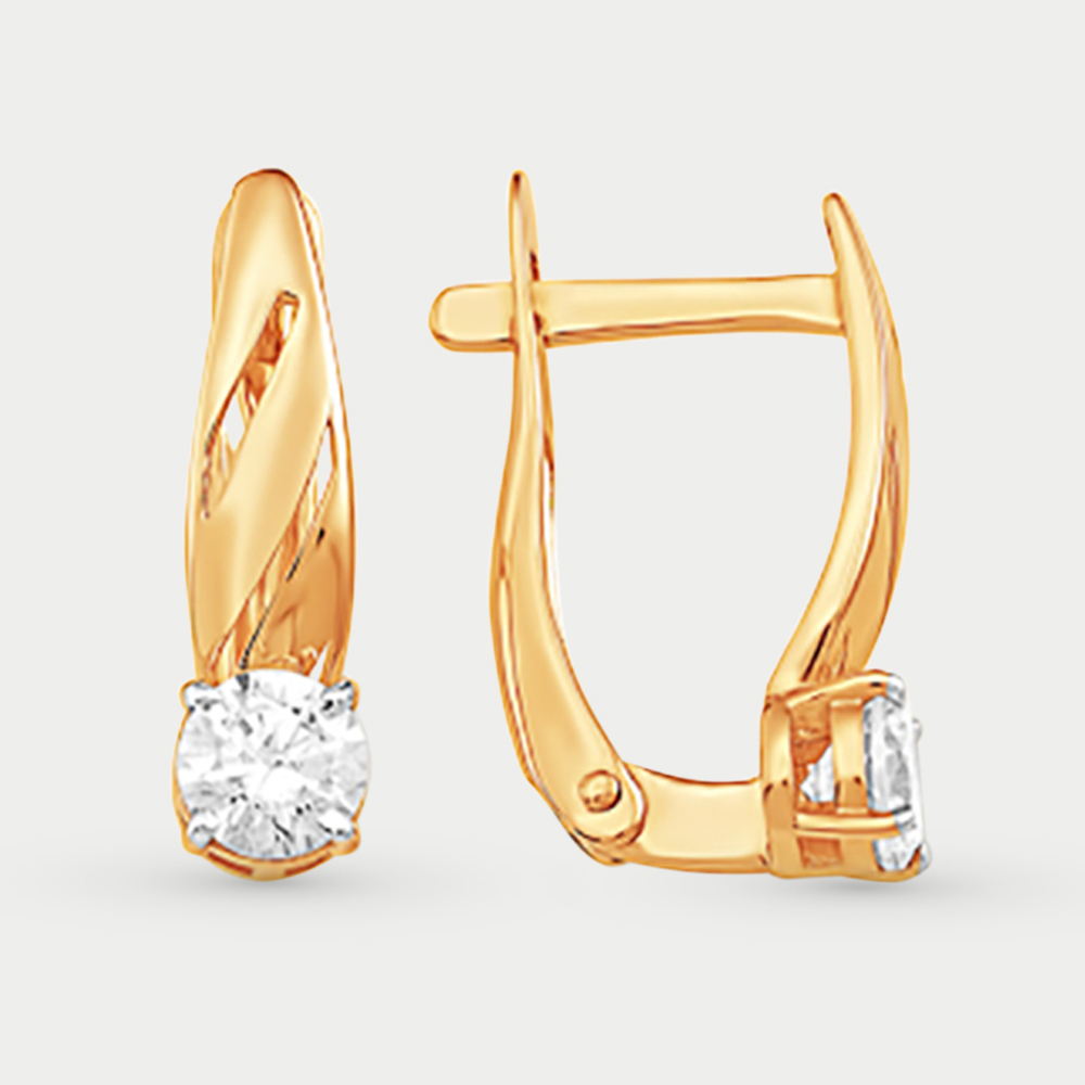 Серьги золотые