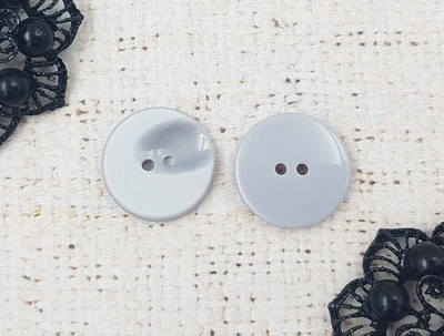 Пуговицы костюмные, d 2,2 см, серый