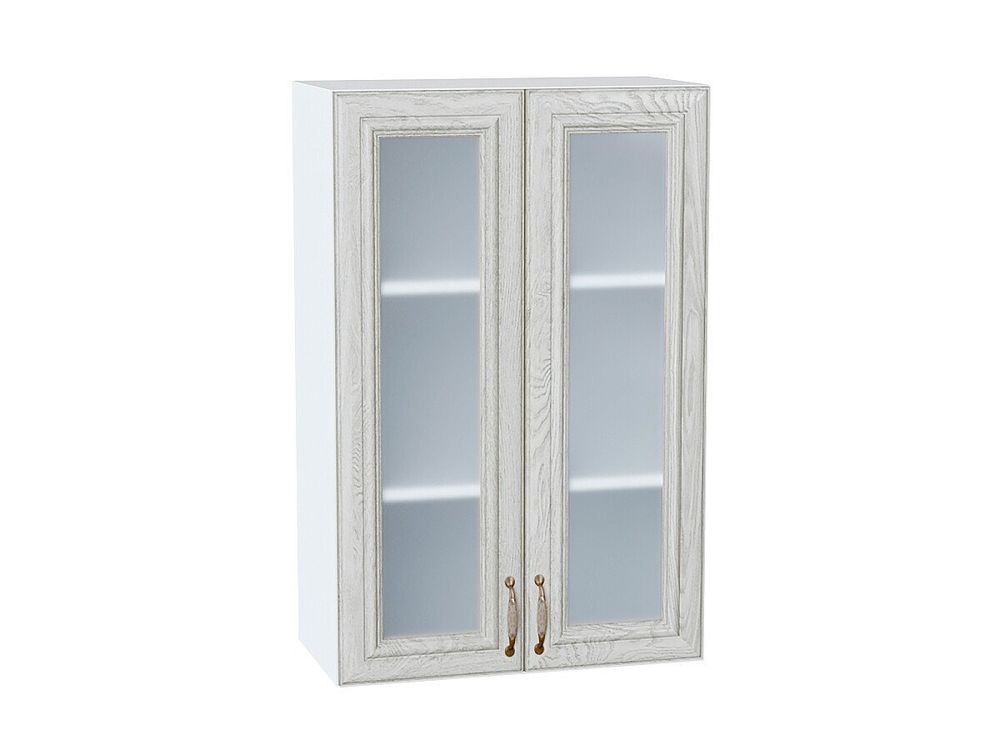 Шкаф верхний с 2-мя остекленными дверцами Шале