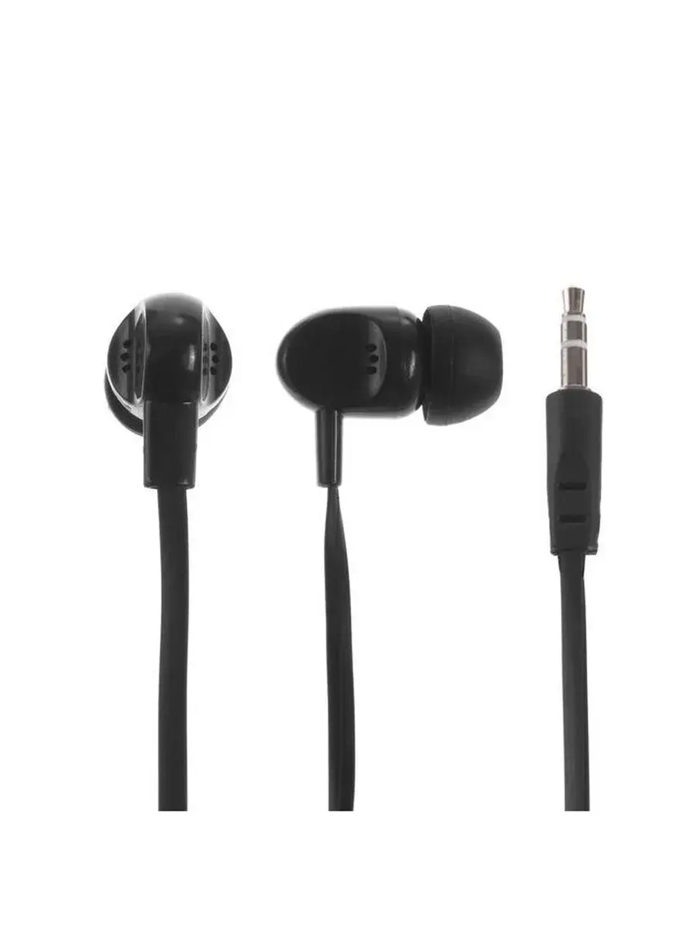 Наушники Luazon W-25, вакуумные, плоский провод, МИКС