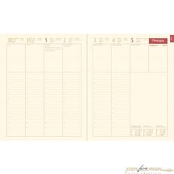 Еженедельник Letts Global Deluxe Ibiza A4 кремовые страницы (412 127443)