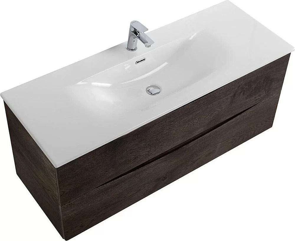 Тумба с раковиной BelBagno MARINO-CER-N-1200-2C-SO-RNG-P Rovere Nature Grigio