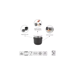 Brabantia - Миска Make &amp; Take 500 мл Темно-серый / артикул   204180  / GTIN 8710755204180