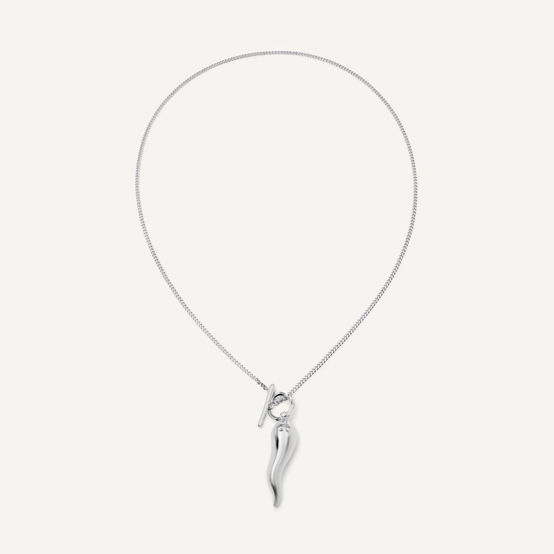 Колье Дикий Чили – Серебро