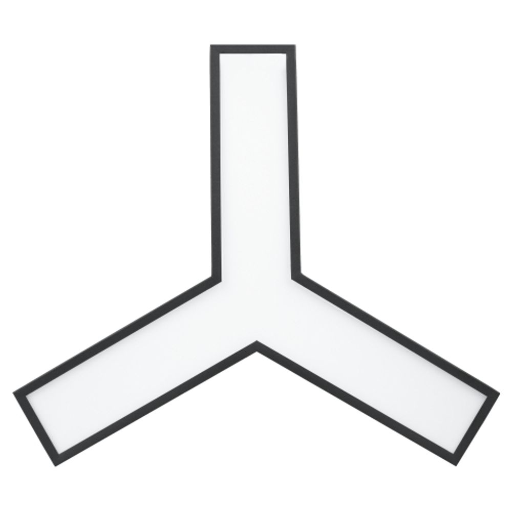 Светильник LED ЭРА Geometria SPO-141-B-40K-028 Igrek 28Вт 4000K 1900Лм IP40 600*80 черный подвесной драйвер внутри