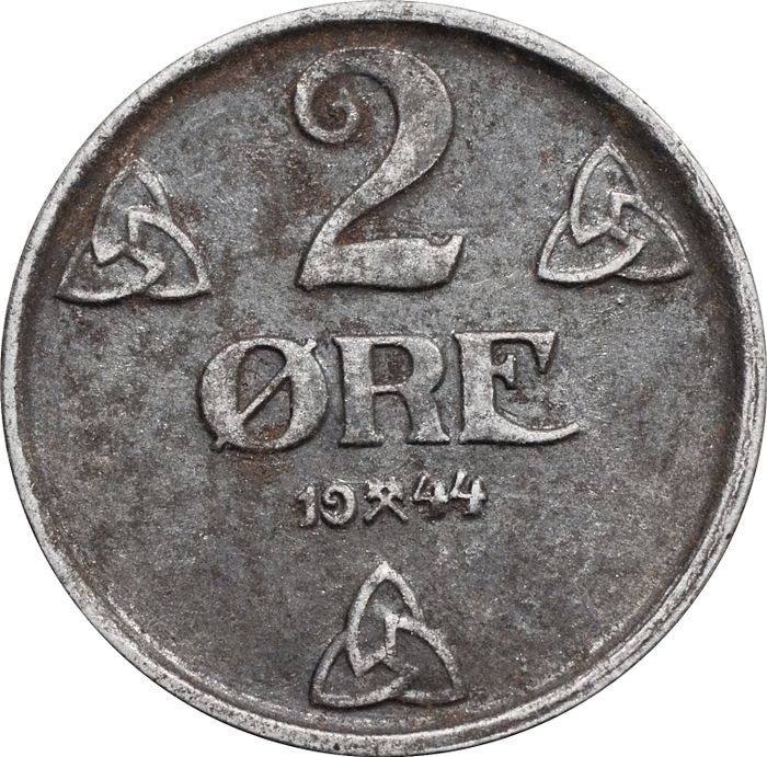 2 эре 1944 Норвегия (Железо)