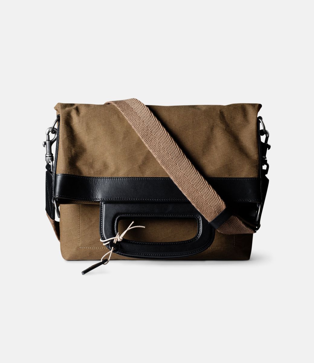 Hard Graft Folding Black Brownish — сумка для ноутбука