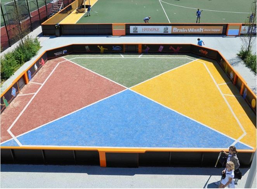 Комплект ограждения для интерактивной футбольной площадки TORO