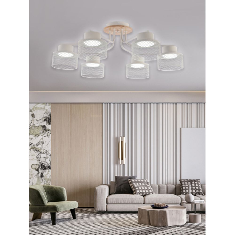 Люстра Rivoli Mona 9194-306 6хGX53 15 Вт модерн | Rivoli