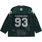 A Bathing Ape Line Camo Multilogo Relaxed Fit Football Jersey