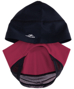 Шапочка для плавания Duplo Black/Raspberry, полиамид, для длинных волос