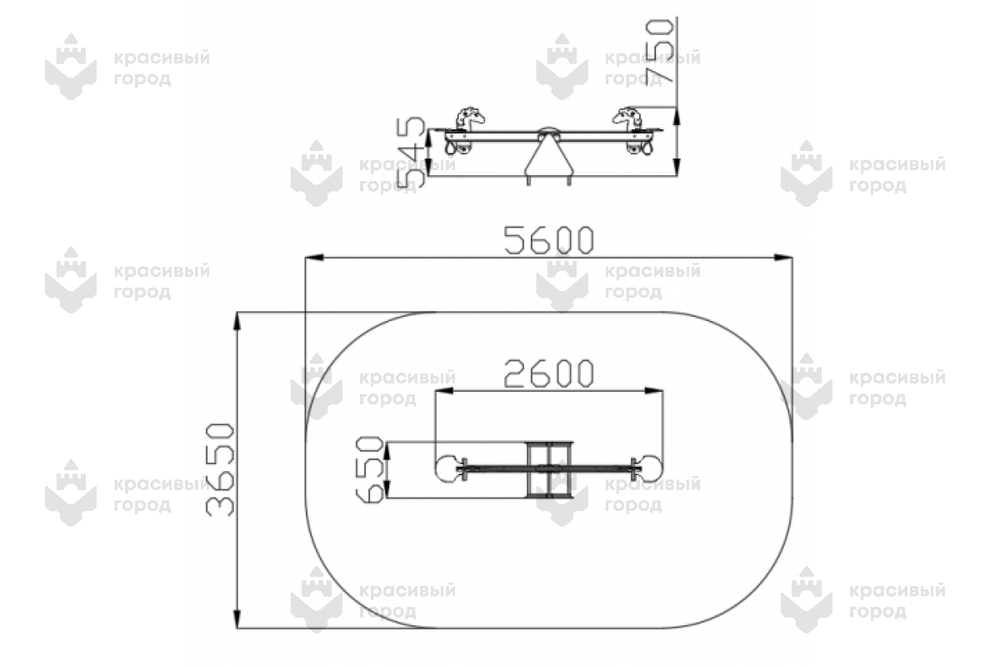 Балансир Морской конек одинарный
