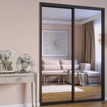 Дверь-купе NAIDY С, зеркало, профиль венге