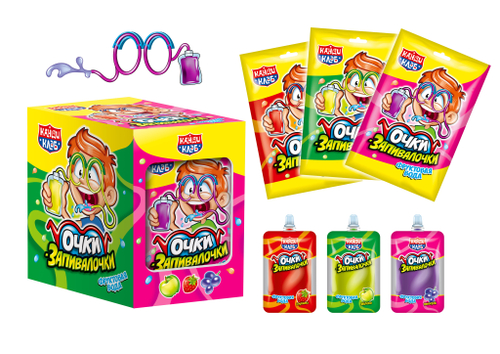 Жидкая конфета "Очки-Запивалочки" 30мл*12шт*24 блока