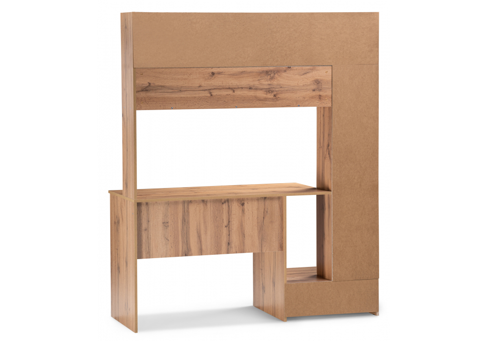 Компьютерный стол Woodville Лайт 03.243 дуб золотой (craft), белый премиум