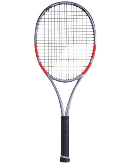 Теннисная ракетка Babolat Pure Strike 98 16/19 4-gen - grey/fluo strike + струны