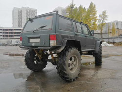 Jeep Cherokee мосты Nissan Patrol, колеса 42"