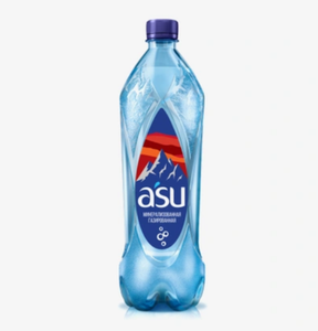 Вода Asu минеральная газированная, 1 л