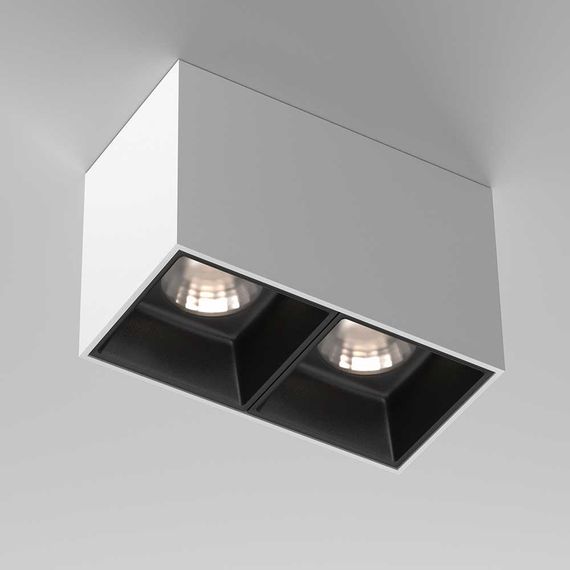 Потолочный светодиодный светильник Maytoni Technical Alfa Led C065CL-02-L12W4K-W