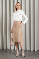 4821 Юбка женская (бежевый)