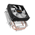 Кулер для CPU TESLA SHADOW 902, 1х92мм, 600-1800rpm, 4-pin, Al+Cu, серебристый-черный-белый/FRGB, 52CFM, 23дБ, 2-PIPE(прямой контакт), TDP 110Вт, INTEL 1700/1200/115x/775/1366, AMD AM5/AM4/AM3(+)/AM2(+)/FM2(+)/FM1/754/940/939 (TSL-902PWM-FRGB)