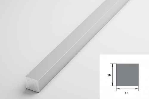 Штанга квадратная Лука 16*16 ШКв 16.2000.501л серебро