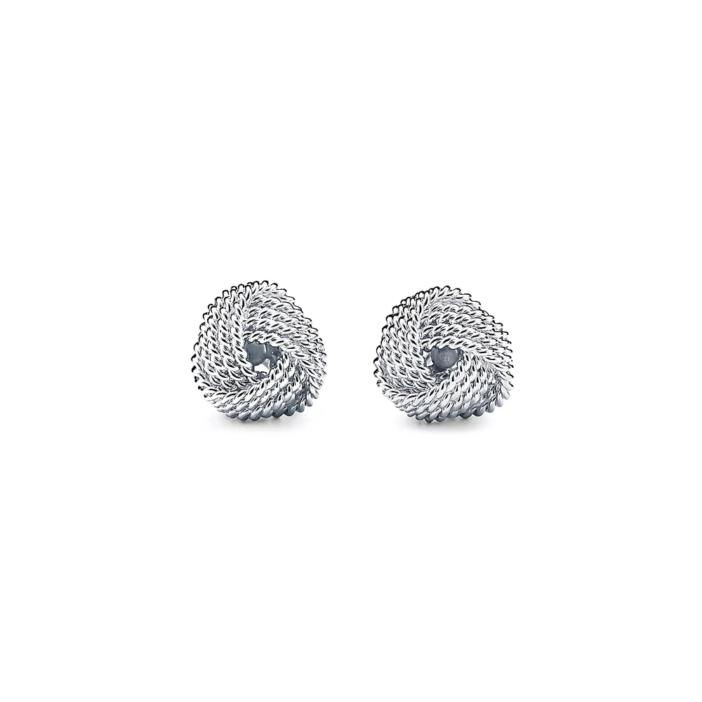 Серьги- узелки из серебра 925 , Tiffany💜Единственные в наличии