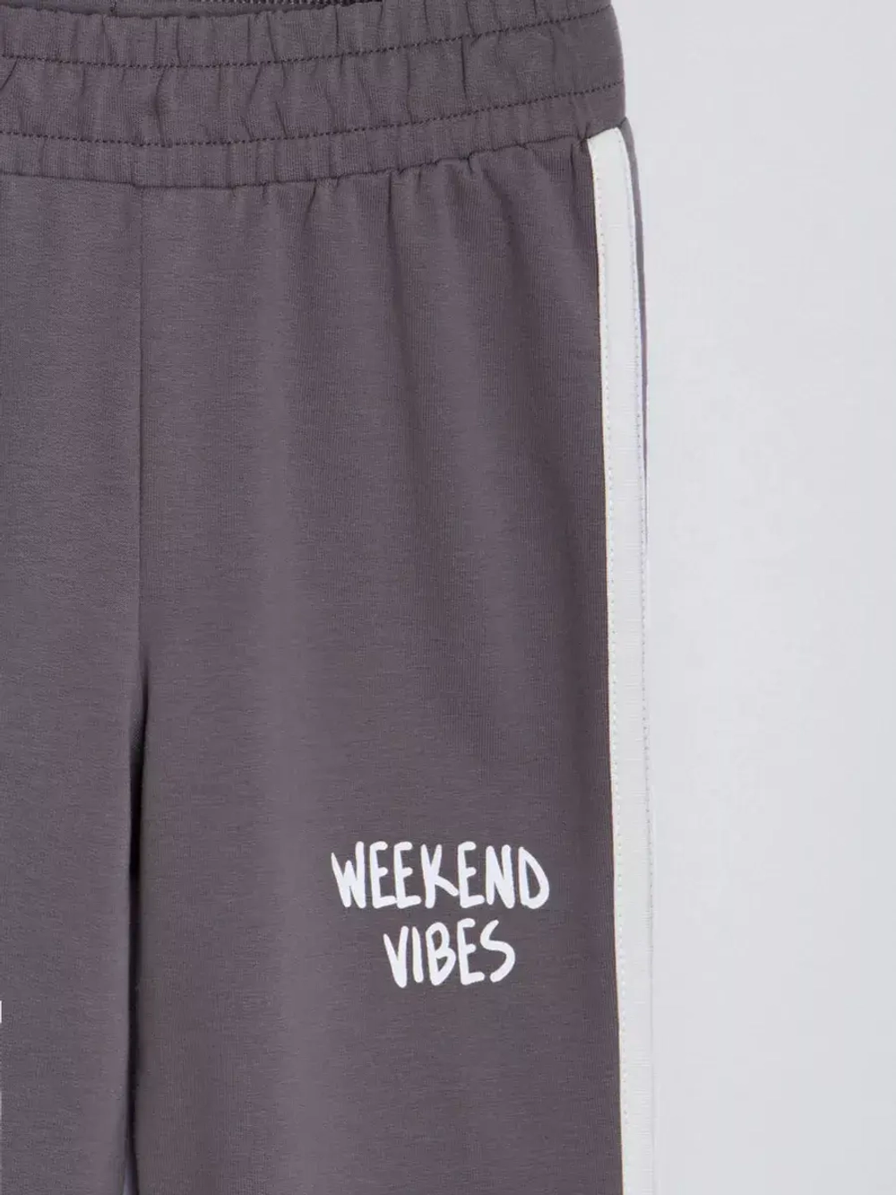 Серый костюм оверсайз для девочки