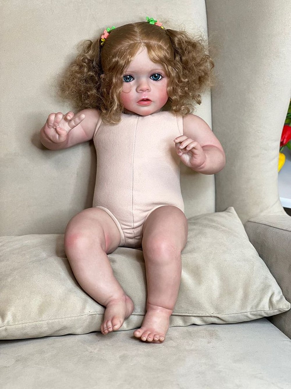 Кукла Реборн мягконабивная 60см в пакете (FA-532)