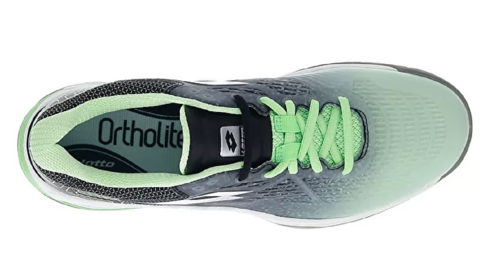 Теннисные кроссовки Lotto Superrapida 100 M - green apple/neo/all white/all black