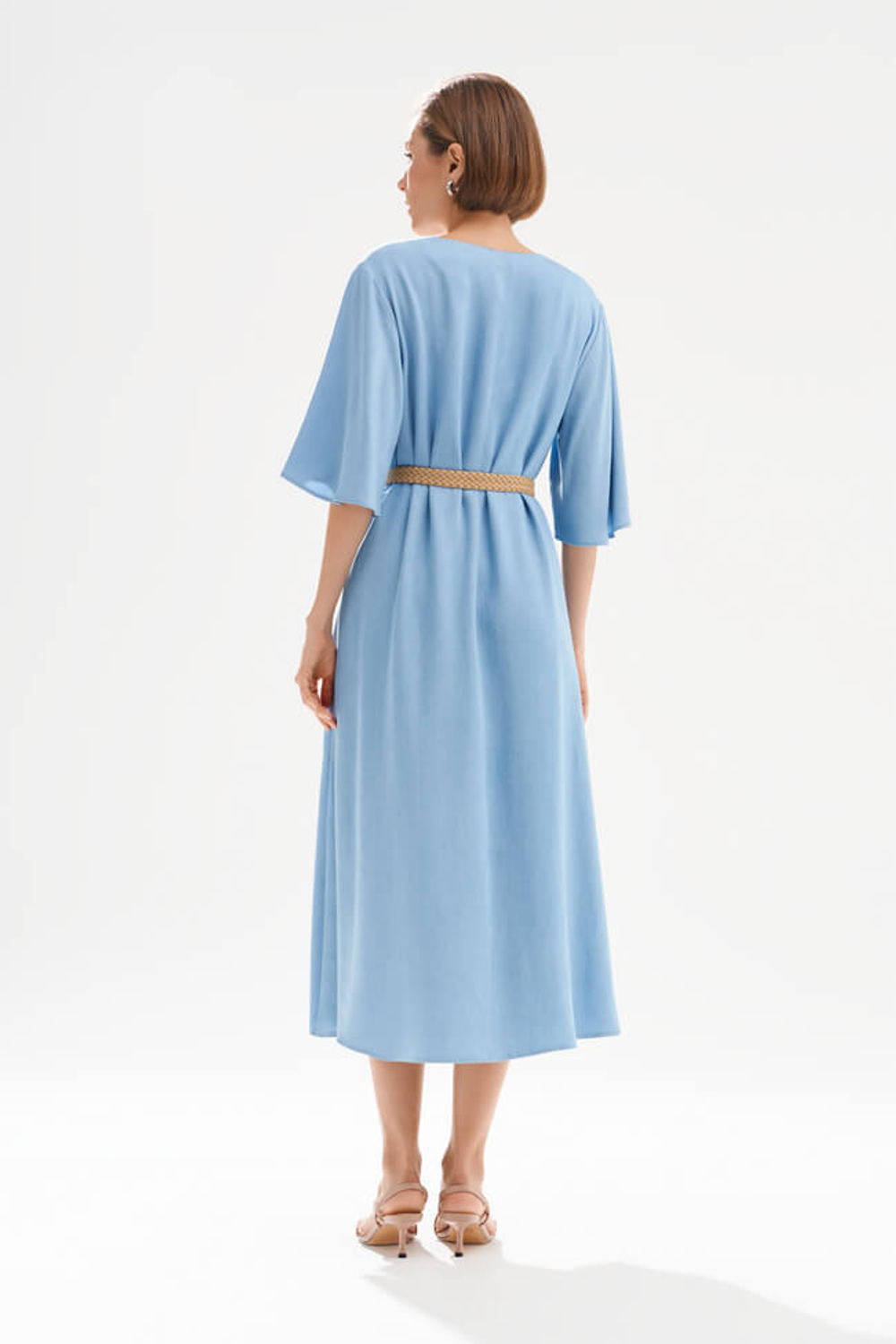 51747 Платье женское (голубой джинс)