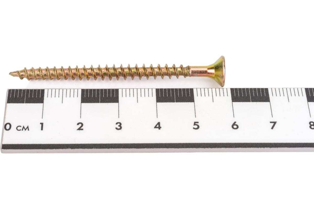 САМОРЕЗЫ СТРОЙБАТ УНИВЕРСАЛЬНЫЕ ЖЕЛТЫЕ 4,5Х60 7ШТ