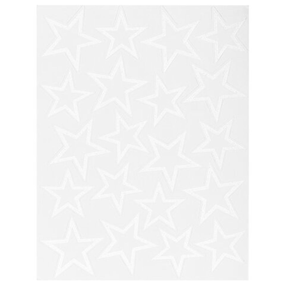 Украшение для окон и стекла ЗОЛОТАЯ СКАЗКА "Звезды 1", 25,8х33,5 см, ПВХ, 591255